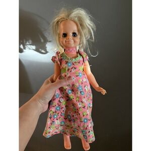 Vintage Ideal Toy 1969 Velvet Crissy Family 16" Grow Hair Doll works